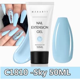 image-Makartt Poly Nail Extension Gel 30ML / 50ML Pink Clear White Blue Nail Gel Trendy Nail Art Design French Manicure For Starters