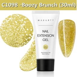 image-Makartt Poly Nail Extension Gel 30ML / 50ML Pink Clear White Blue Nail Gel Trendy Nail Art Design French Manicure For Starters