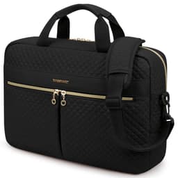 image-BAGSMART Large Capacity 17 inch Laptop Bag Shoulder Messenger Notebook Pouch Briefcase Office Travel Business Computer HandBag