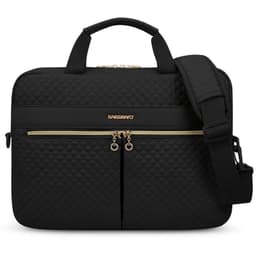 image-BAGSMART Large Capacity 17 inch Laptop Bag Shoulder Messenger Notebook Pouch Briefcase Office Travel Business Computer HandBag