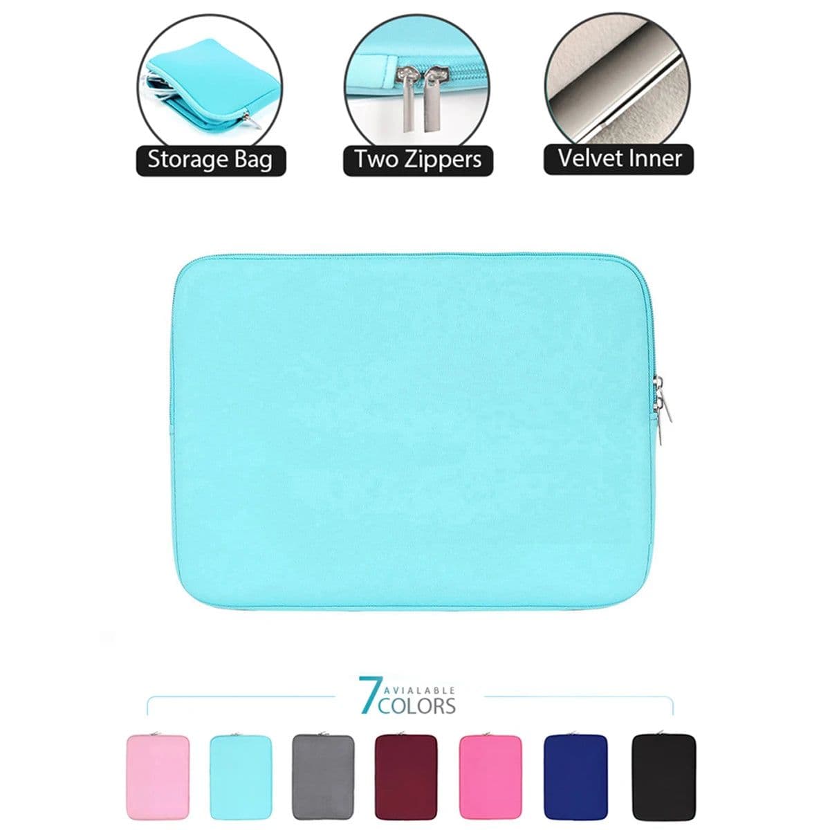 image-Soft Laptop Bag For Macbook Air Pro Lenovo Notebook Computer For Xiaomi Hp Dell Retina 11 12 13 14 15.6 Laptop Sleeve Case Cover