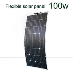 image-solar panel kit and 300w 200w 100w flexible solar panels 12v 24v high efficiency battery charger module