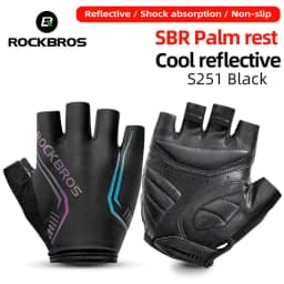 image-ROCKBROS Cycling gloves Men Women Half Finger Gloves Breathable Sports Gloves MTB Bike Bicycle Gloves