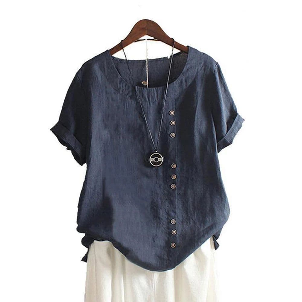 image-M-5XL Oversize T-shirt Top Women 2023 Summe Loose White Blouse Vintage Pullover Shirts Tees Elegant Female Clothing Y2k Crop Top