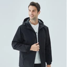 image-Men's Winter Inner Fleece Waterproof Jacket Custom Printing Embroidery Logo Outdoor Windbreaker Hiking Camping Thermal Coat 4xl