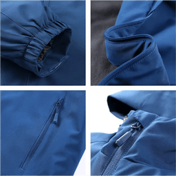 image-Men's Winter Inner Fleece Waterproof Jacket Custom Printing Embroidery Logo Outdoor Windbreaker Hiking Camping Thermal Coat 4xl