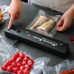 image-Mi Vacuum Sealer Packaging Machine Household Food Automatic Vacuum Sealing Machine Small Plastic Sealing Machine Vacuum Ma