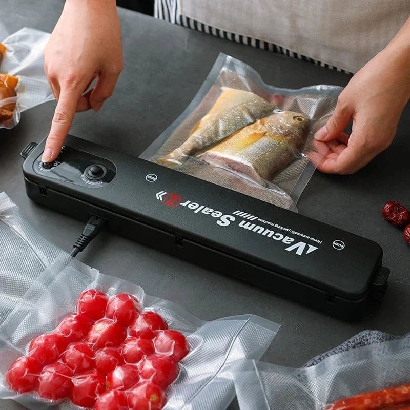 image-Mi Vacuum Sealer Packaging Machine Household Food Automatic Vacuum Sealing Machine Small Plastic Sealing Machine Vacuum Ma