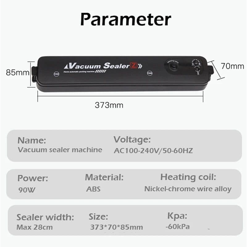image-Mi Vacuum Sealer Packaging Machine Household Food Automatic Vacuum Sealing Machine Small Plastic Sealing Machine Vacuum Ma