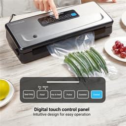 image-INKBIRD Plastic Bag Sealer Vacuum Sealing Machines With Dry/Moist/Pulse/Canister Packaging Modes Versatile Kitchen Appliances