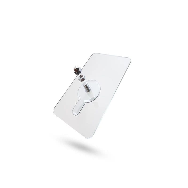 image-10pcs/set Invisible Strong Non-Marking Screw Stickers Hooks Seamless Sticky Wall Hook Bathroom Kitchen Utensils Hook