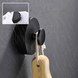 image-Black/white Vacuum Suction Cup Hooks Punch Free Bath Sucker Hook Wall Hook Hanger Glass Kitchen Bathroom Hooks for Towel Handbag