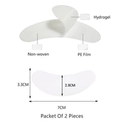 image-20/50/100 Pairs Eyelashes Patch Hydrogel Patches Eyelash Extension Patch Lash Extension Supplies Gel Pad Under Eye Patches Pads
