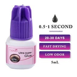 image-Yelix Eyelash Extension Glue 0.5-1 Sec Fast Dry Individual Lashes Glue Sensitive Eye Black/Clear Eyelash Glue Lash Extension