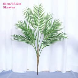 image-Large Artificial Palm Tree Green Tropical Fake Plants Flower Arrangement Props Home Decoration Hotel Office Party Deco Accessori