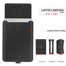 image-Laptop Sleeve Bag Case For Macbook Air Pro 13 M1 M2 2022 Notebook Sleeve Bag For Huawei ASUS Dell 11 12 13.3 14 15 15.6 16 Case