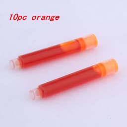 image-10pc 3.4mm Fountain Pen Ink refill Converter Pump Cartridges Pen ink BLUE color School Office Writing Supplies