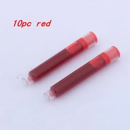 image-10pc 3.4mm Fountain Pen Ink refill Converter Pump Cartridges Pen ink BLUE color School Office Writing Supplies