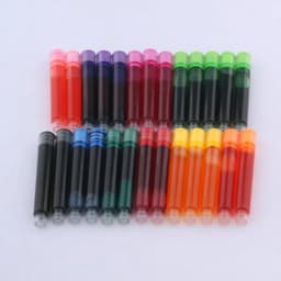 image-10pc 3.4mm Fountain Pen Ink refill Converter Pump Cartridges Pen ink BLUE color School Office Writing Supplies