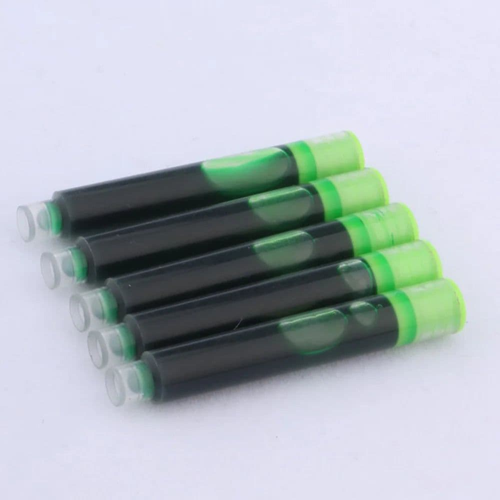 image-10pc 3.4mm Fountain Pen Ink refill Converter Pump Cartridges Pen ink BLUE color School Office Writing Supplies