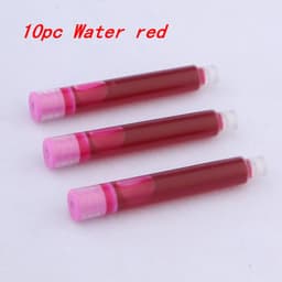 image-10pc 3.4mm Fountain Pen Ink refill Converter Pump Cartridges Pen ink BLUE color School Office Writing Supplies