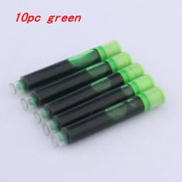 image-10pc 3.4mm Fountain Pen Ink refill Converter Pump Cartridges Pen ink BLUE color School Office Writing Supplies