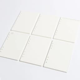 image-Classic 6 holes binder notebook inner paper core/refilling inner papers:line,grid,dots,list,daily weekly monthly planner A5 A6