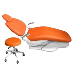 image-Dental Chair Cover Unit PU Leather 4pcs/set Dental Seat Elastic Waterproof Protective Protector Dentist Equipme Dentistry Lab