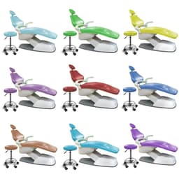 image-Dental Chair Cover Unit PU Leather 4pcs/set Dental Seat Elastic Waterproof Protective Protector Dentist Equipme Dentistry Lab