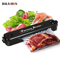 image-Vacuum Sealer Machine EU Plug Free Gift 10pcs Saver Bags Kitchen Vacuum Packer Machine Small Sealing Machine Food Vacuum Sealer