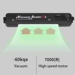 image-Vacuum Sealer Machine EU Plug Free Gift 10pcs Saver Bags Kitchen Vacuum Packer Machine Small Sealing Machine Food Vacuum Sealer