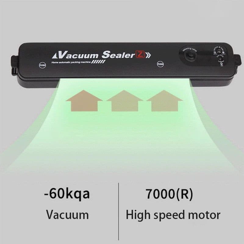 image-Vacuum Sealer Machine EU Plug Free Gift 10pcs Saver Bags Kitchen Vacuum Packer Machine Small Sealing Machine Food Vacuum Sealer