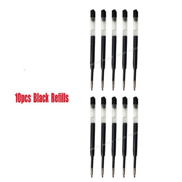 image-Original Xiaomi Mijia Metal Sign Pen Ballpen Mijia Signing Pen 0.5MM PREMEC Smooth Switzerland Refill Black/Blue/Red Ink
