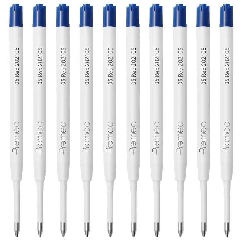 image-Original Xiaomi Mijia Metal Sign Pen Ballpen Mijia Signing Pen 0.5MM PREMEC Smooth Switzerland Refill Black/Blue/Red Ink