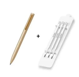 image-Original Xiaomi Mijia Metal Sign Pen Ballpen Mijia Signing Pen 0.5MM PREMEC Smooth Switzerland Refill Black/Blue/Red Ink