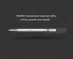 image-Original Xiaomi Mijia Metal Sign Pen Ballpen Mijia Signing Pen 0.5MM PREMEC Smooth Switzerland Refill Black/Blue/Red Ink