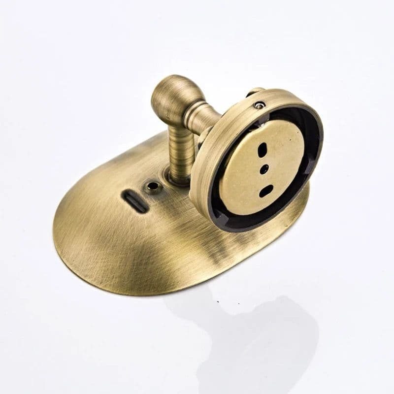 image-1pc Wall Mounted Antique Brass Brushed/Black Soap Holder Bathroom Accessories Soap Dish Storage Holder