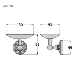 image-1pc Wall Mounted Antique Brass Brushed/Black Soap Holder Bathroom Accessories Soap Dish Storage Holder