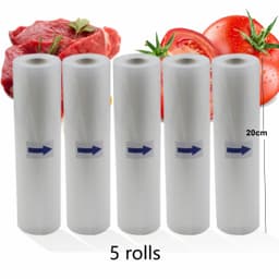 image-Food Vacuum Sealer Rolls Vacuum Bags packing BPA FREE Household Kitchen Food Vacuum Bags Sealer Storage Bags 5Rolls/Lot
