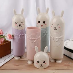 image-Hot Sale Cute Cartoon Toothbrush Storage Box Portable Outdoor Travel Tooth Brush Protect Case Bathroom Toothbrush Organizer