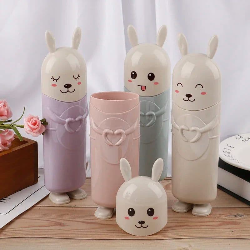 image-Hot Sale Cute Cartoon Toothbrush Storage Box Portable Outdoor Travel Tooth Brush Protect Case Bathroom Toothbrush Organizer