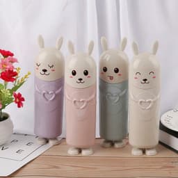 image-Hot Sale Cute Cartoon Toothbrush Storage Box Portable Outdoor Travel Tooth Brush Protect Case Bathroom Toothbrush Organizer