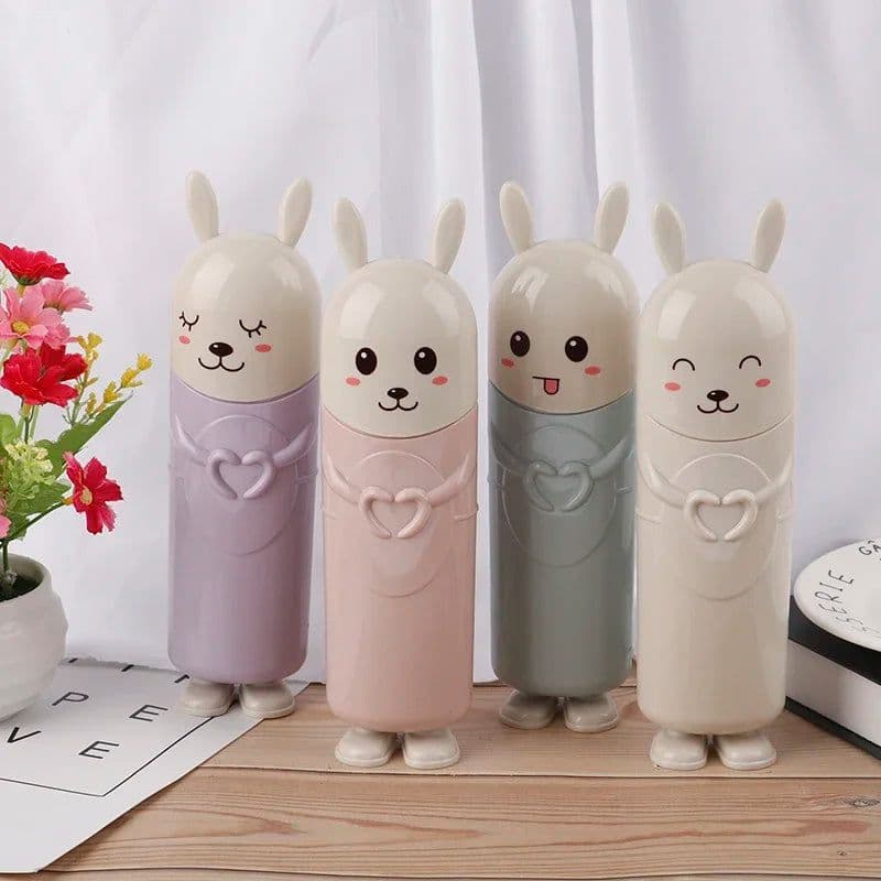 image-Hot Sale Cute Cartoon Toothbrush Storage Box Portable Outdoor Travel Tooth Brush Protect Case Bathroom Toothbrush Organizer