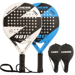 image-Professional Full Carbon Beach Tennis Paddle Racket Soft EVA Face Raqueta With Protective Bag Adult Unisex Sport Equipment Padel