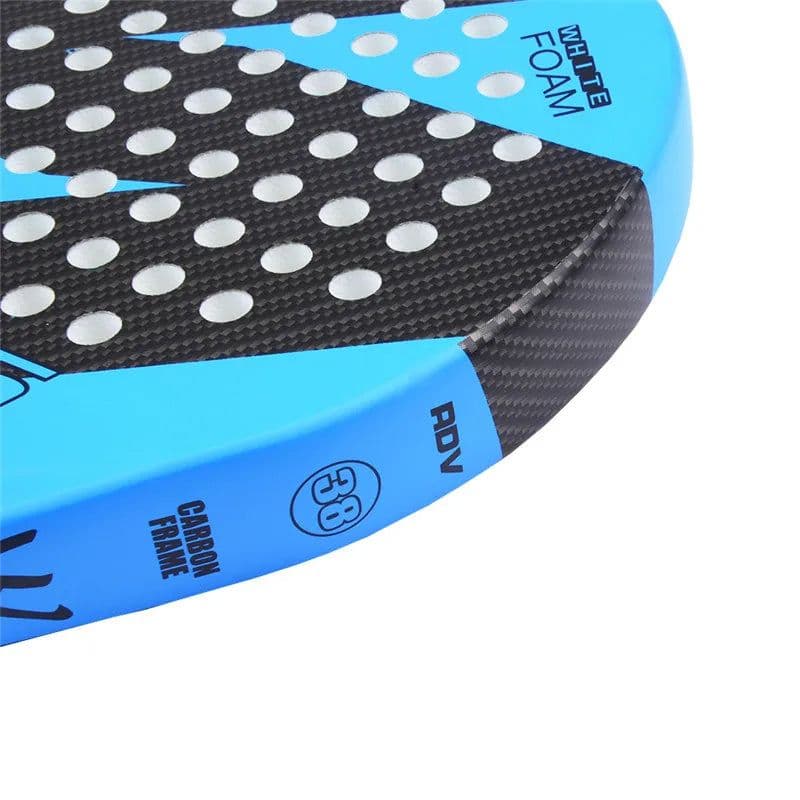 image-Professional Full Carbon Beach Tennis Paddle Racket Soft EVA Face Raqueta With Protective Bag Adult Unisex Sport Equipment Padel