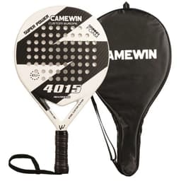 image-Professional Full Carbon Beach Tennis Paddle Racket Soft EVA Face Raqueta With Protective Bag Adult Unisex Sport Equipment Padel