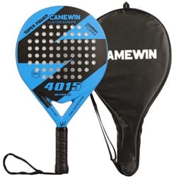 image-Professional Full Carbon Beach Tennis Paddle Racket Soft EVA Face Raqueta With Protective Bag Adult Unisex Sport Equipment Padel