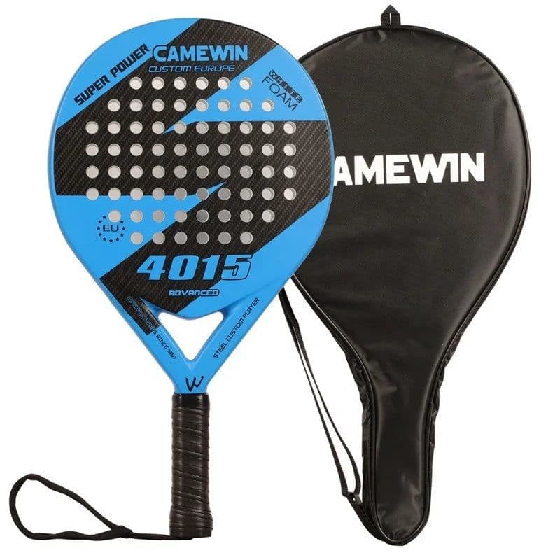 image-Professional Full Carbon Beach Tennis Paddle Racket Soft EVA Face Raqueta With Protective Bag Adult Unisex Sport Equipment Padel