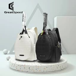image-Greatspeed Backpack Tennis Racquet Bag Sport Racket Bag with Sneakers Compartment Nylon Paddle Padel Tennis Badminton Bags Cover