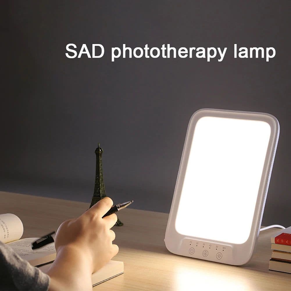 image-LED Daylight Lamp 10000 Lux 5V Light Therapy Lamp Against Depression Touch Control Home Daylight Lamp Dimmable Timer For Home